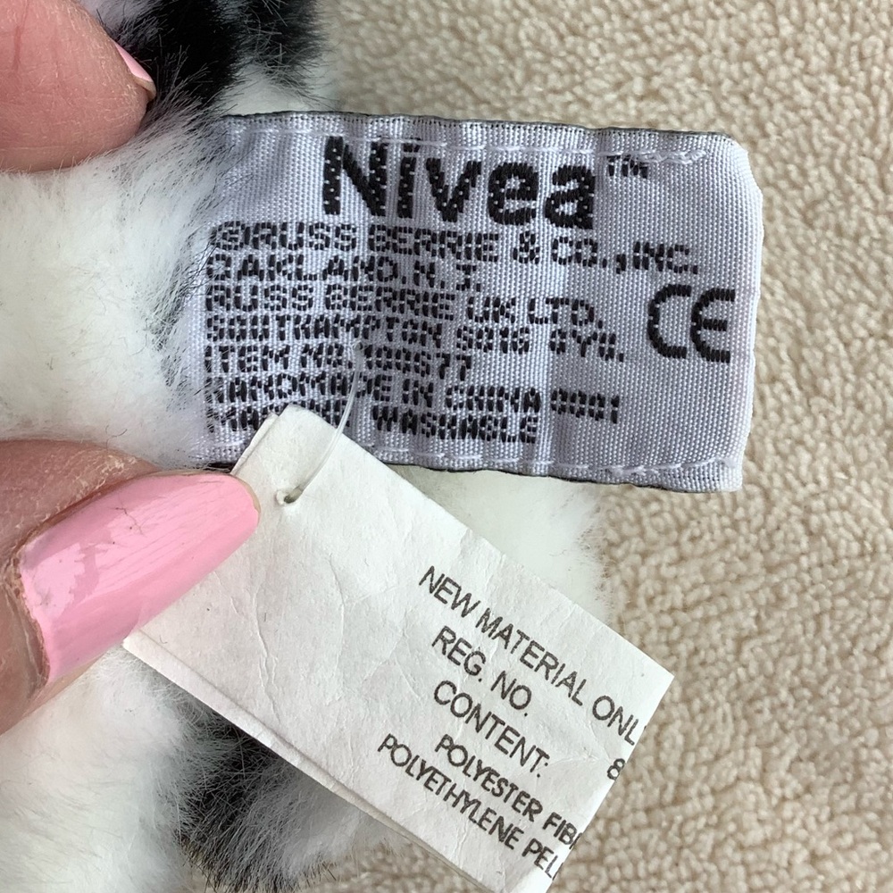 Russ Berrie Plush NIVEA White Tiger 100S77 Stuffed Animal Toy - Picture 14 of 16